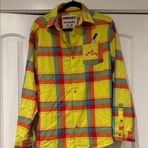 Cakeworthy chucky flannel shirt large